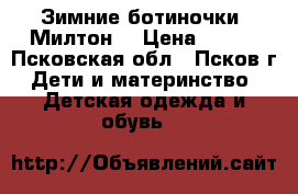 Зимние ботиночки“ Милтон“ › Цена ­ 800 - Псковская обл., Псков г. Дети и материнство » Детская одежда и обувь   